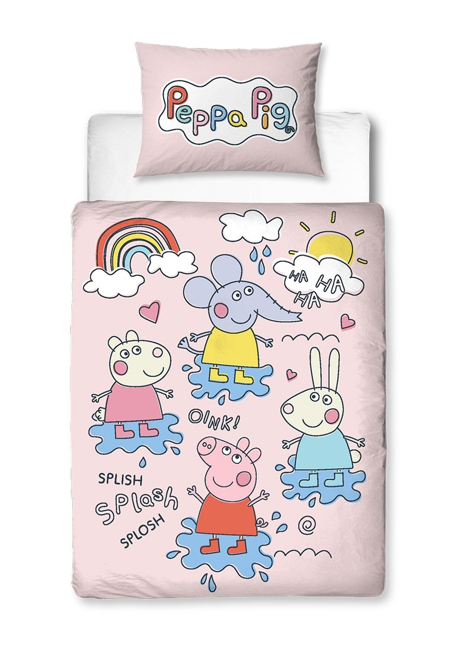 Peppa Pig Playful Reversible Duvet Cover Set