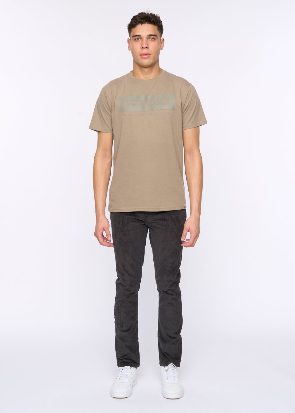 Duck & Cover Anthracite Cordsome Trousers