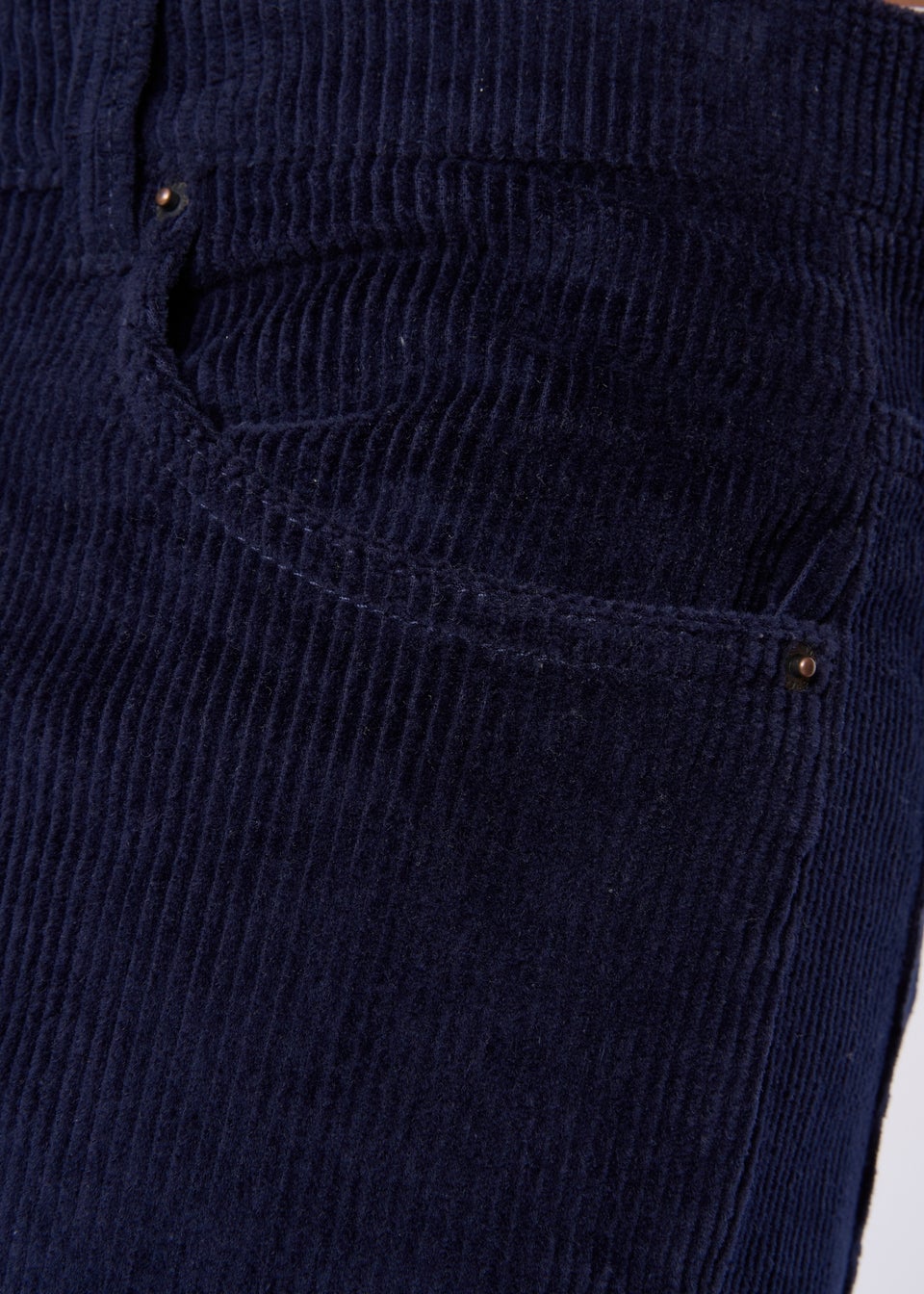 Duck & Cover Navy Cordsome Trousers