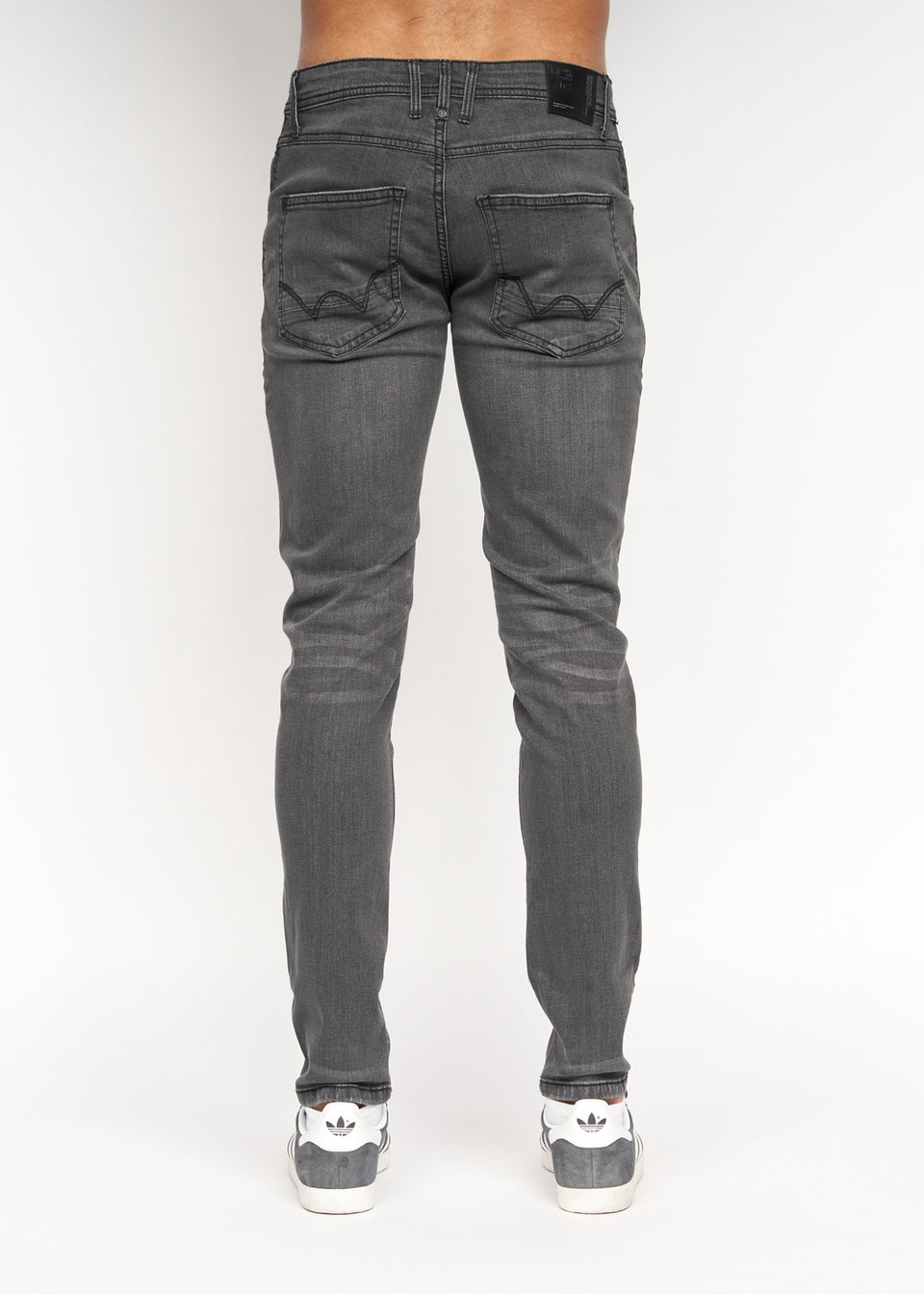 Duck & Cover  Grey  Tranfold Slim Fit Jeans