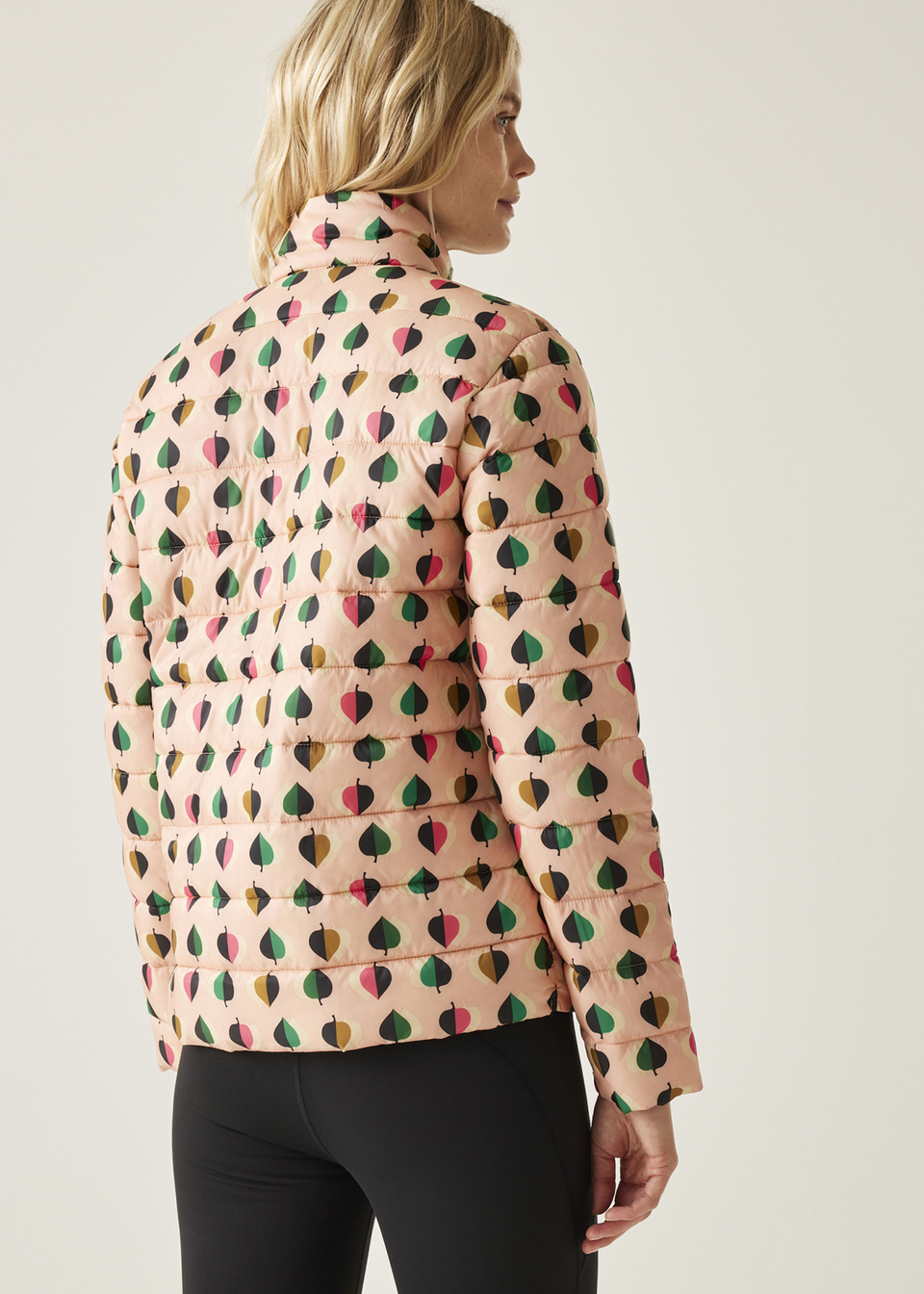 Regatta Tiny Elm Pink Orla Printed Baffled Jacket