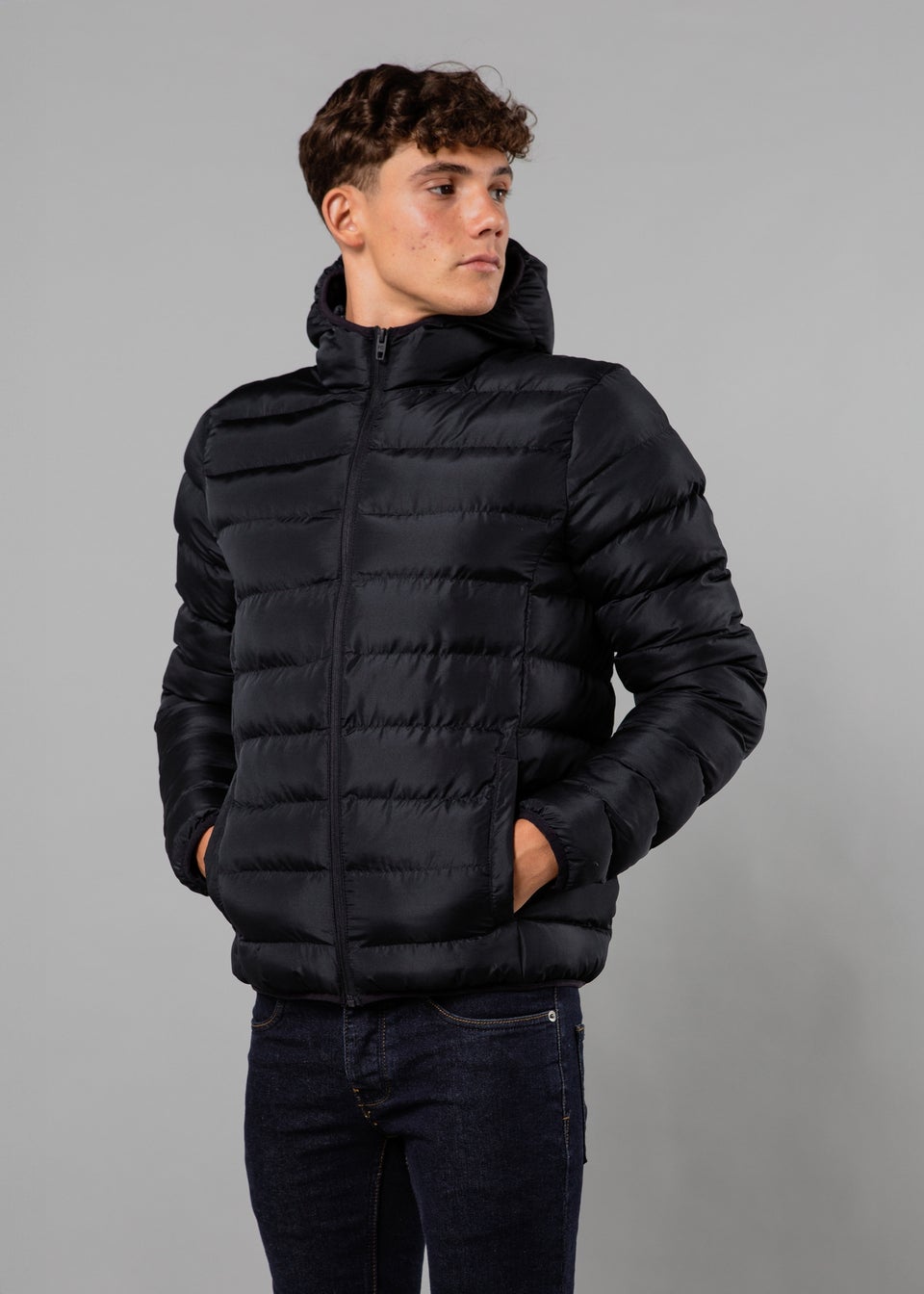 French connection padded hooded jacket discount