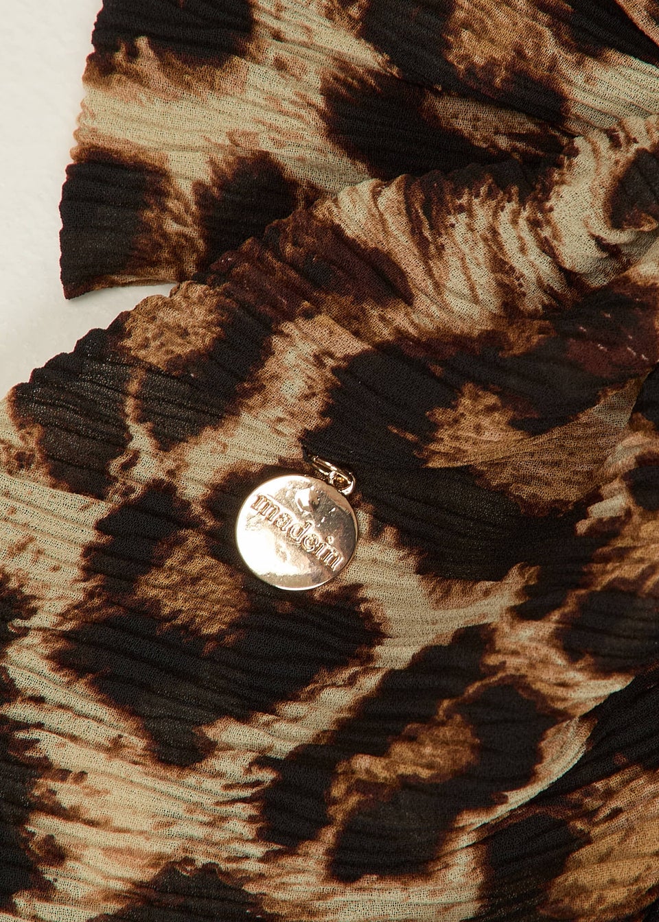 Madein Multi Oversized Leopard Halle Bow