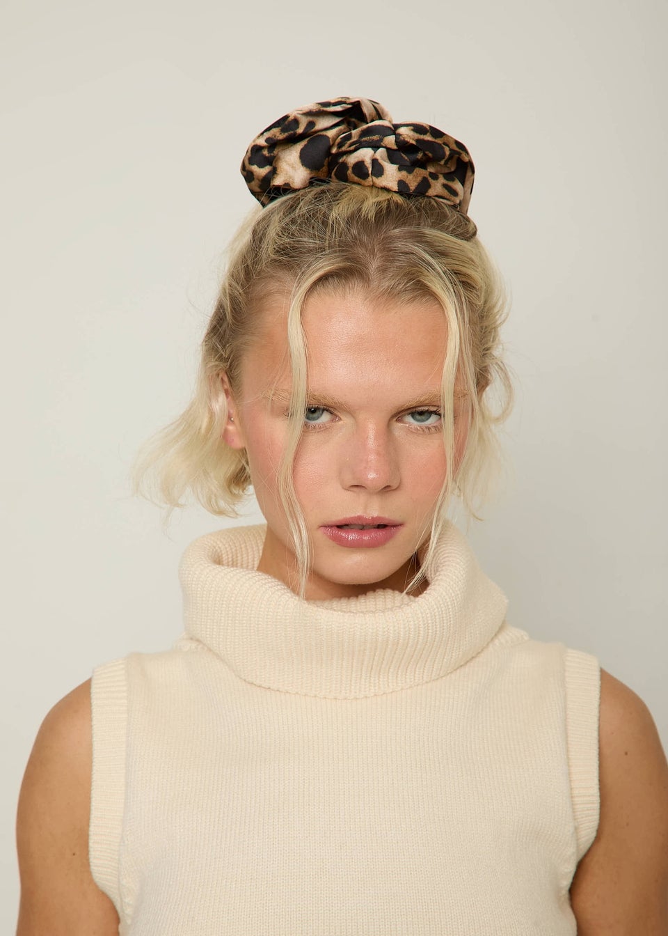 Madein Multi Leopard Layered Laila Scrunchie