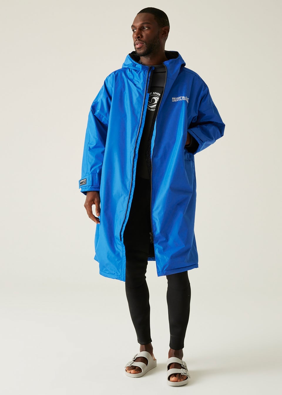 Regatta Oxford Blue Adult Changing Waterproof Hydrofort Robe