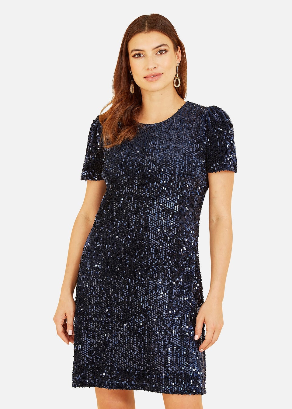 Mela Navy Sequin Tunic