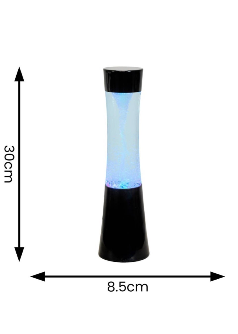 ValueLights Twister Tornado Colour Changing LED Table Lamp (30cm x 8.5cm x 8.5cm)
