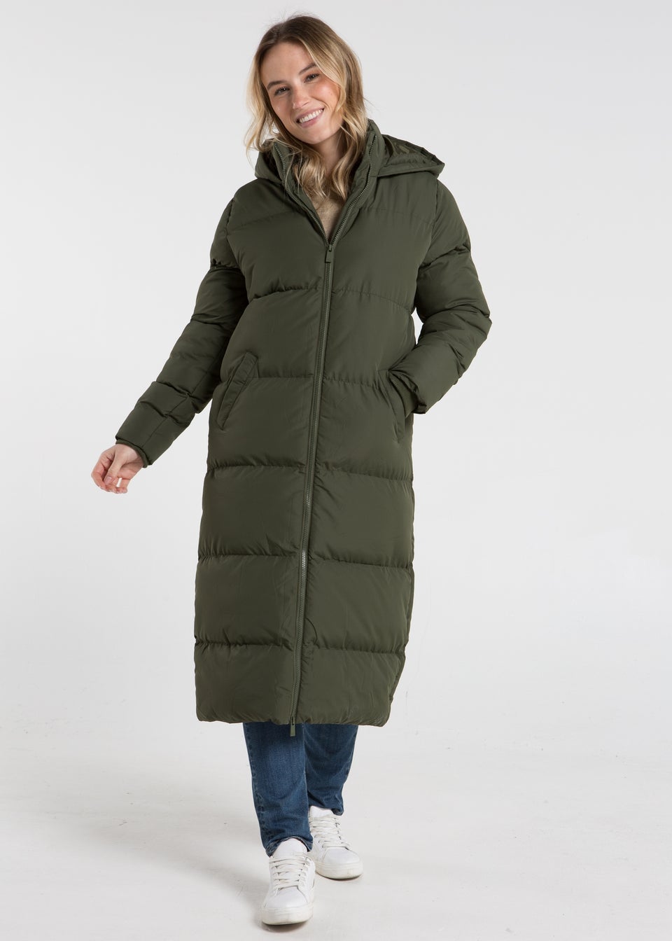 French connection longline puffer jacket store