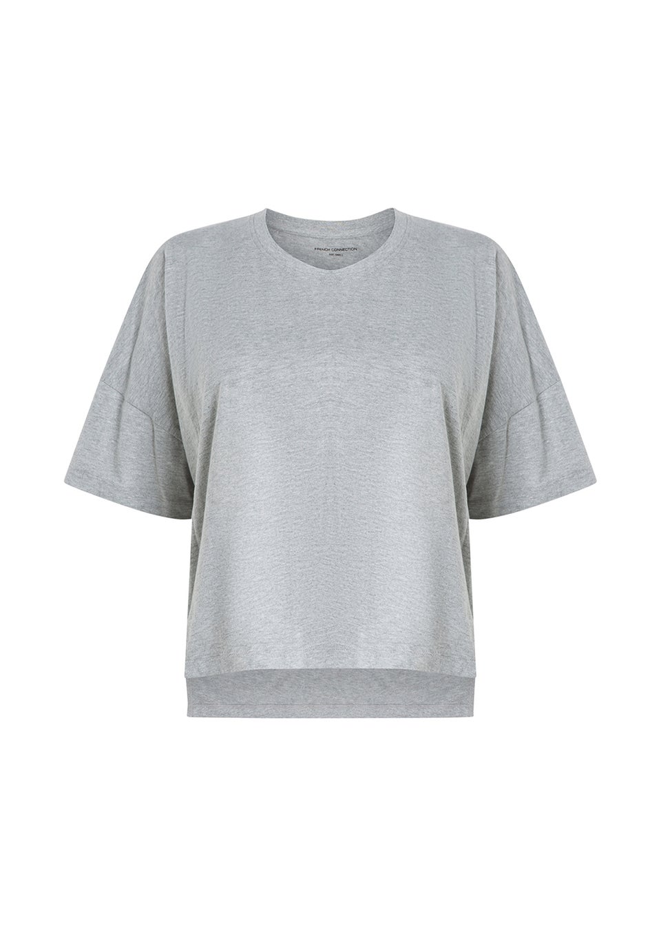 French Connection Black 3-Pack Cotton Crew Neck Boxy Fit Short Sleeve T-Shirts