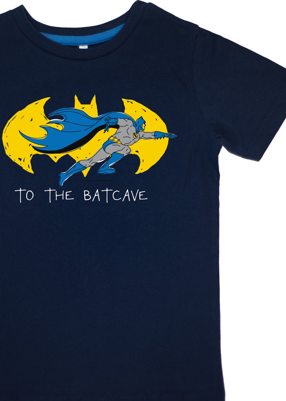 DC Comics Batman To The Batcave Kids Blue Camo Pyjamas (3-8 Years)