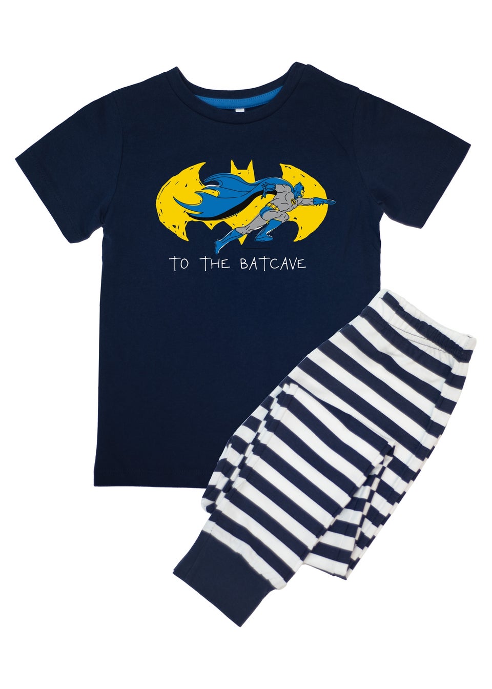 DC Comics Batman To The Batcave Kids Blue Camo Pyjamas (3-8 Years)