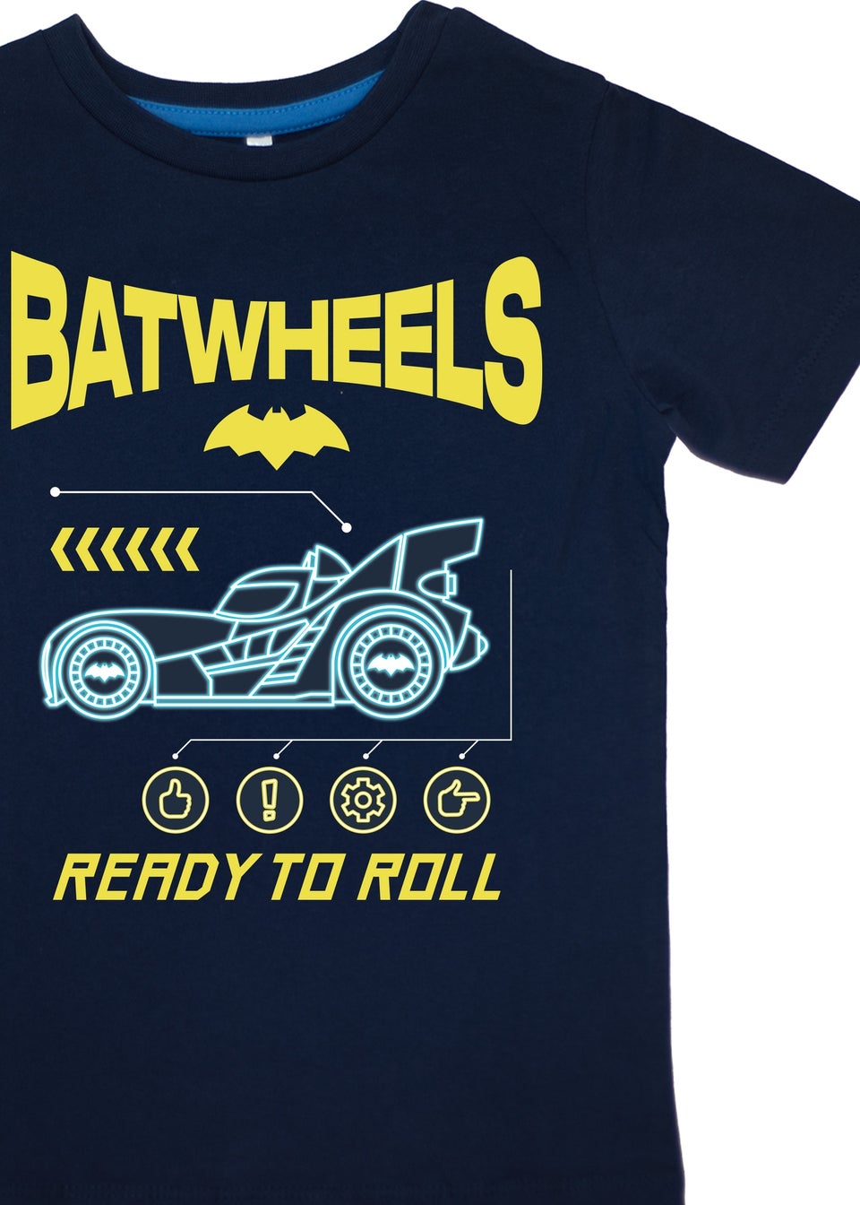 DC Comics Batwheels Ready To Roll Kids Navy Stripes Pyjamas (3-8 Years)