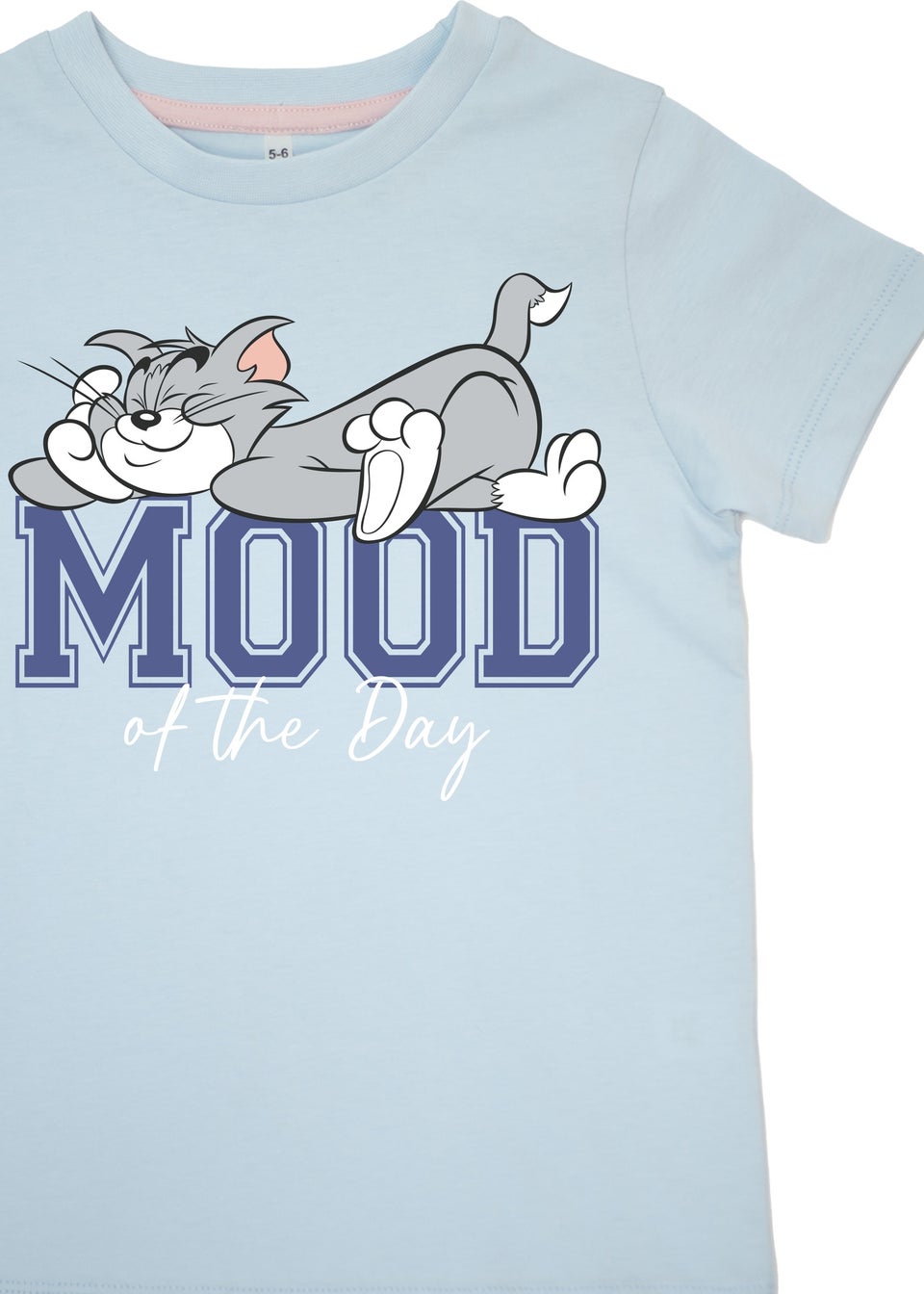 Tom & Jerry Mood Of The Day Kids Blue Stars Pyjamas (3-8 Years)