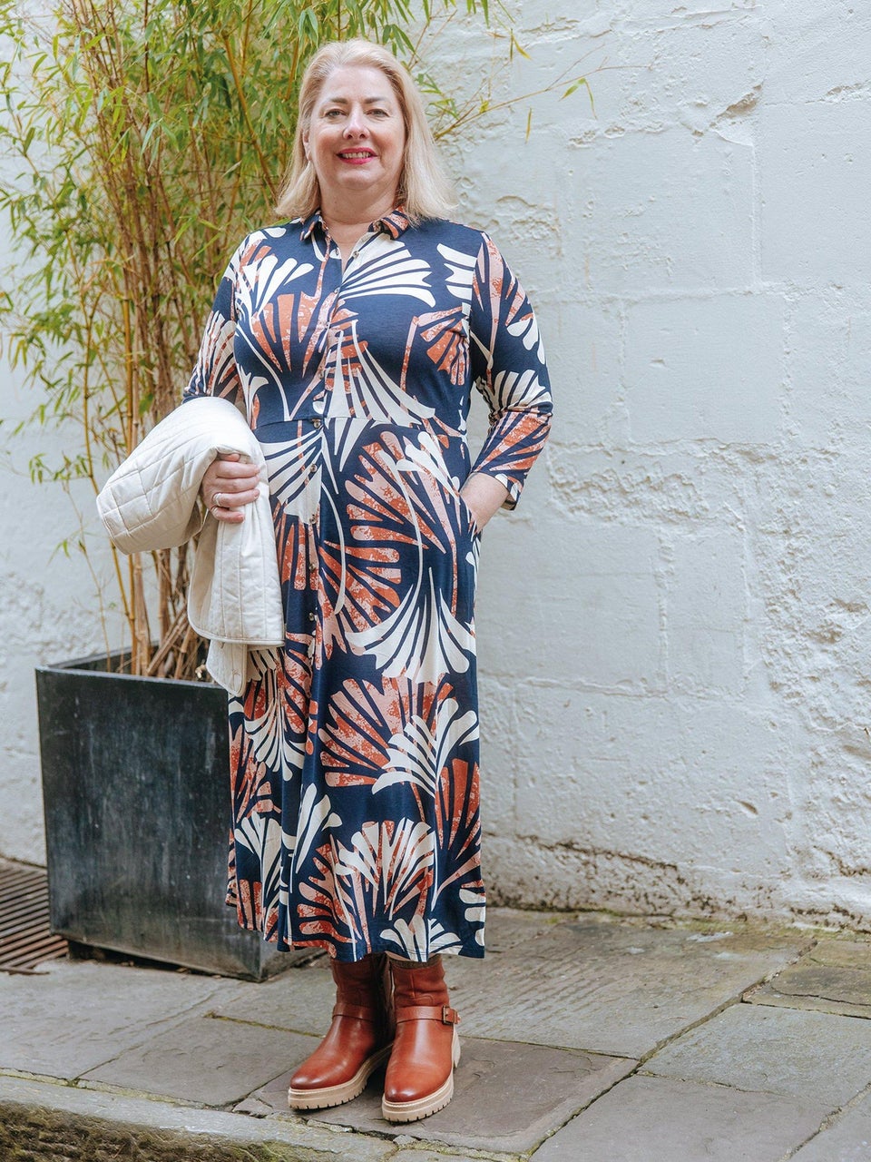 Hemdblusenkleid Rua aus Jersey