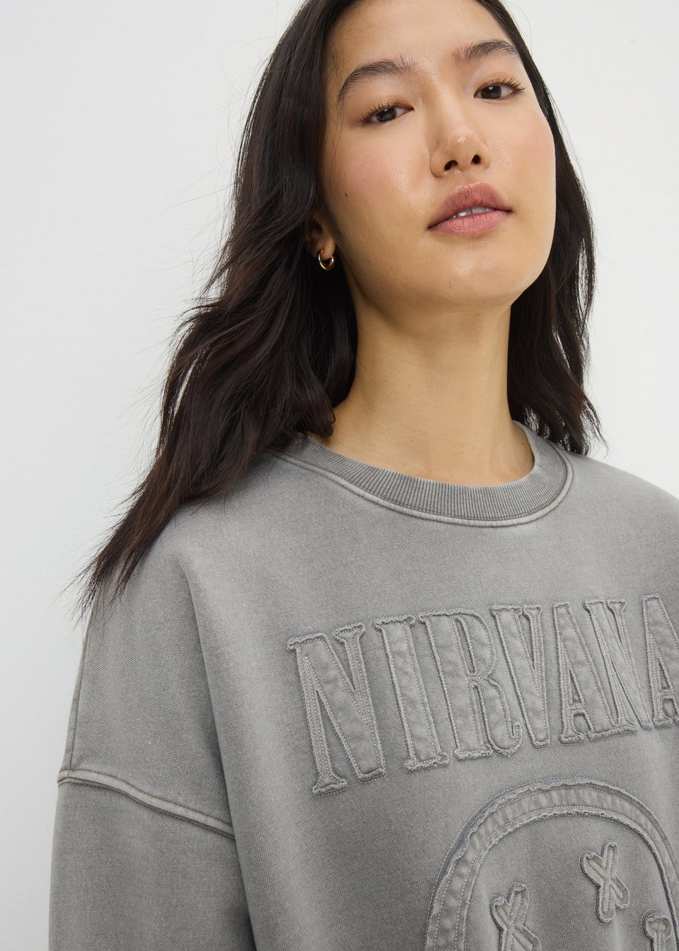 Charcoal Washed Nirvana Sweatshirt