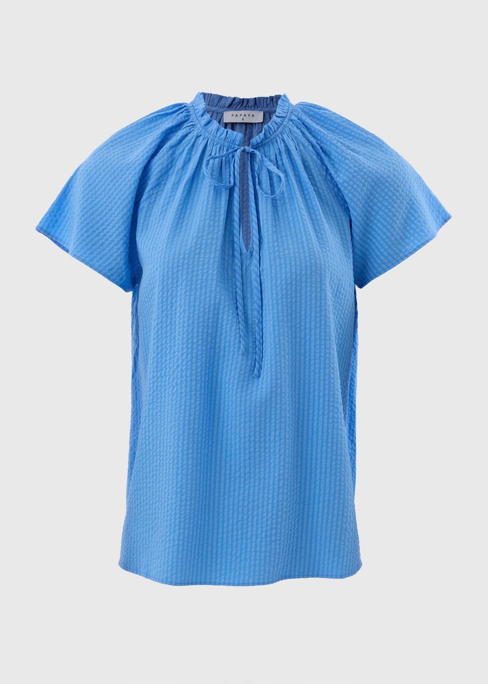 Blue Boho Blouse