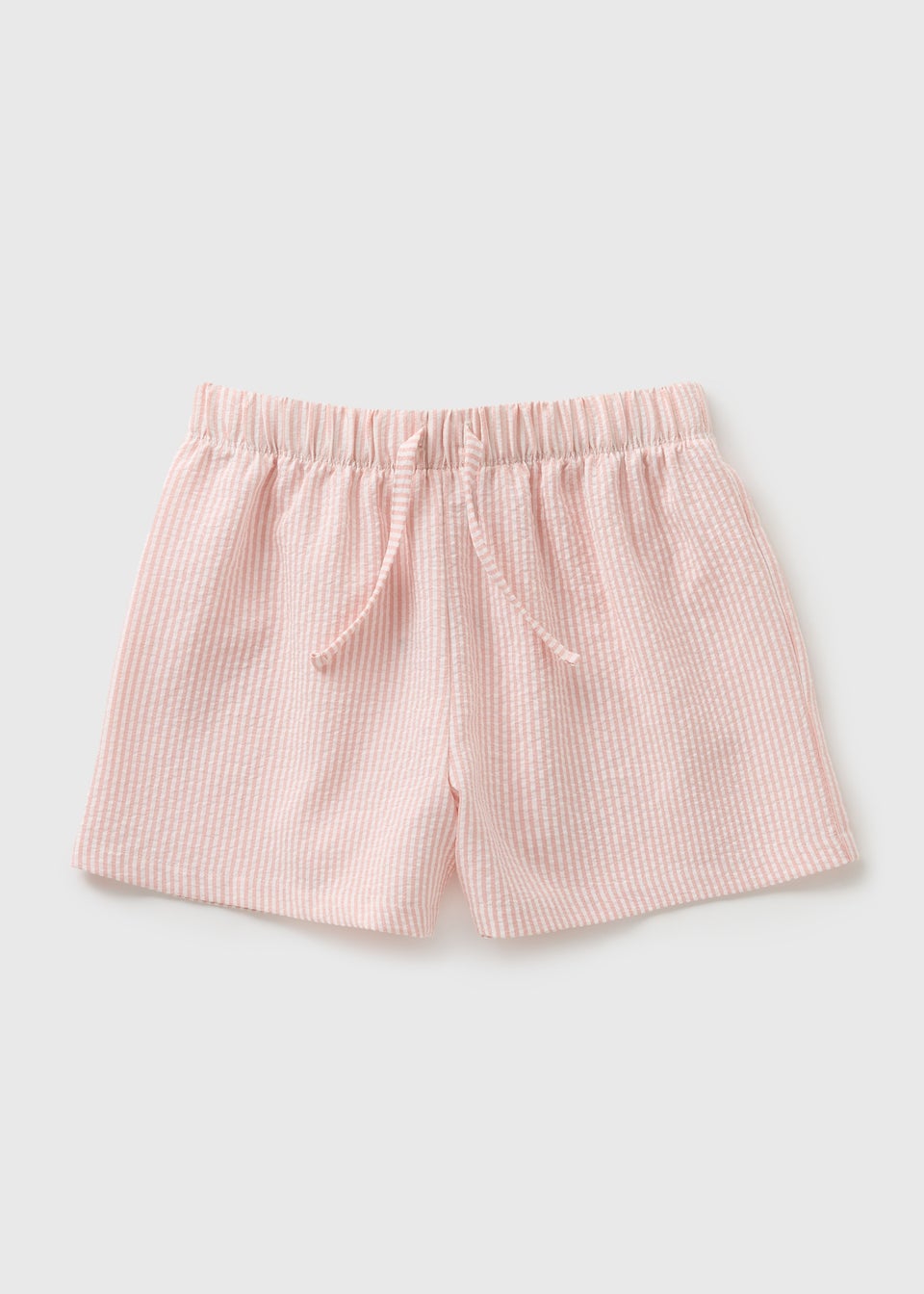 Girls Pink Stripe Pyjama Shorts (7-15yrs)