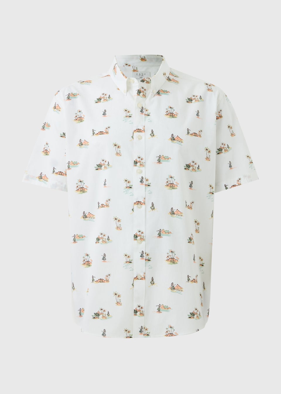 White Hula Shirt