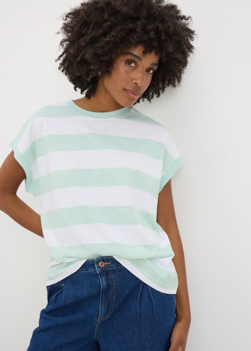 Aqua Stripe T-Shirt