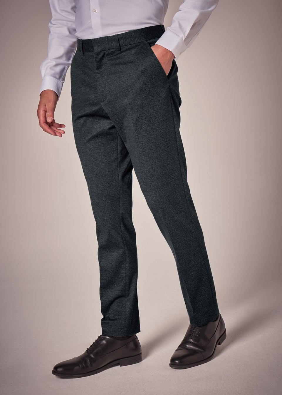 Taylor & Wright Charcoal Slim Fit Trousers