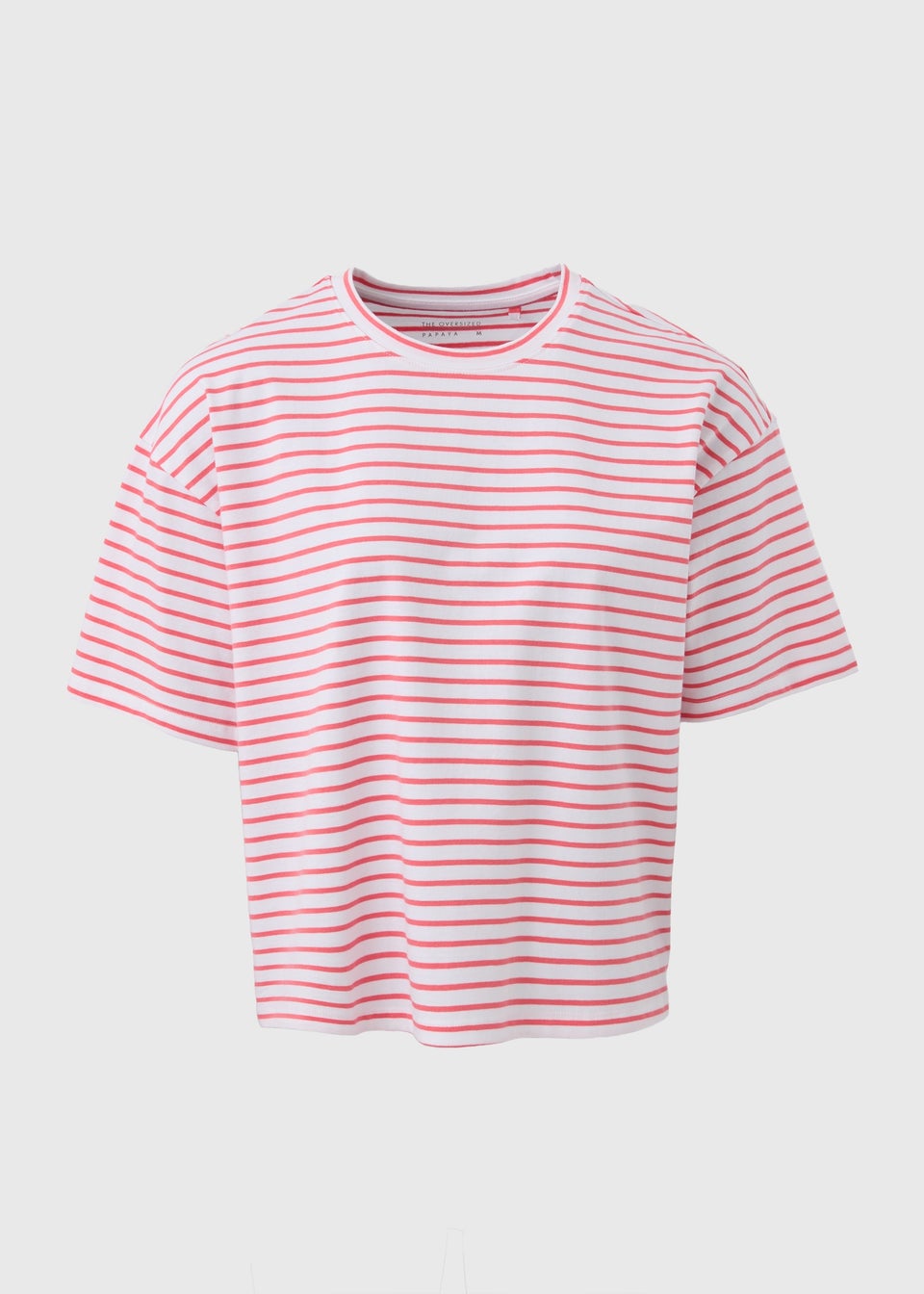 Orange Stripe Boxy T-Shirt