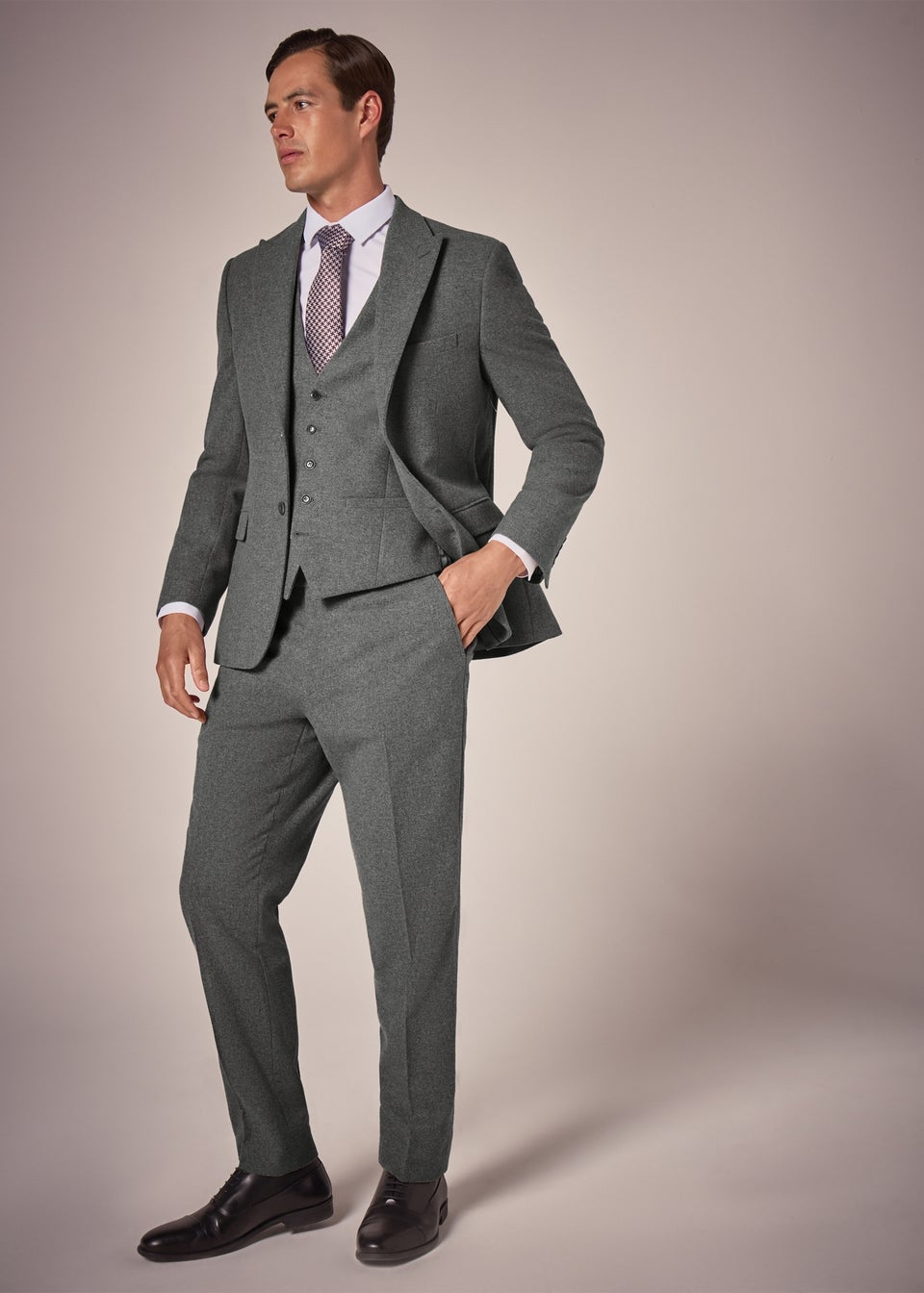 Taylor & Wright Berkeley Grey Tailored Fit Trousers