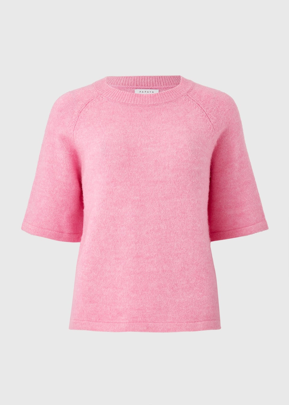 Pink Knit Spandex T-Shirt