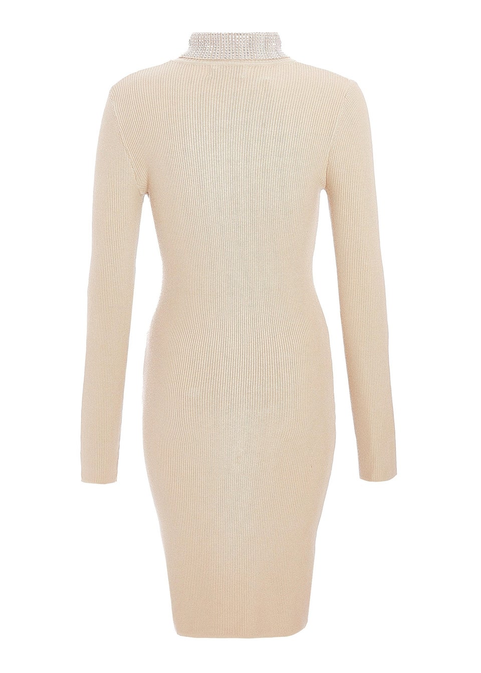 Quiz Stone Diamante Roll Neck Dress