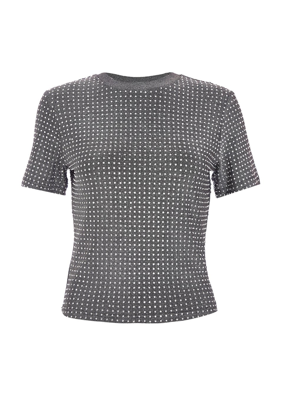 Quiz Black Knit Embellished Top
