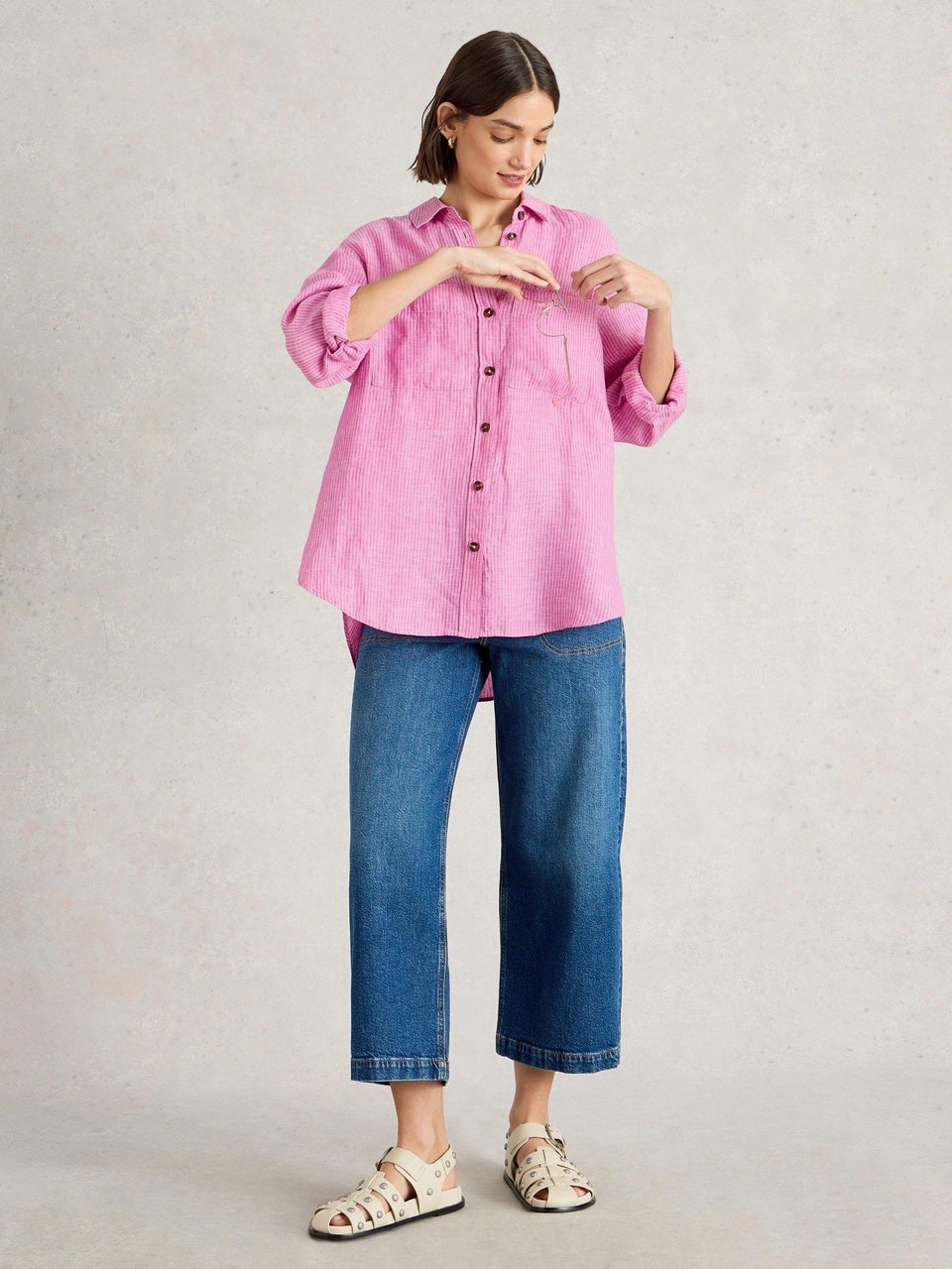 Leinenbluse Lydia