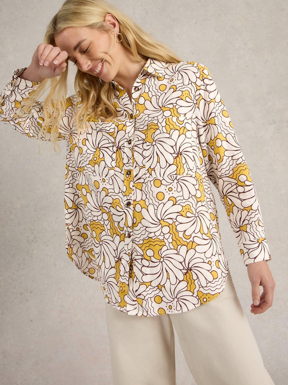 Leinenbluse Lydia