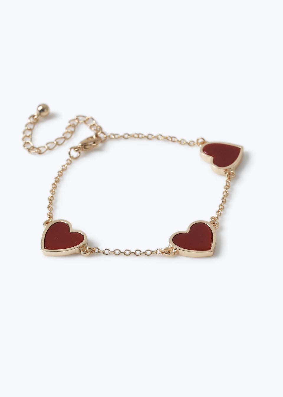 Muse Burgundy Heart Bracelet