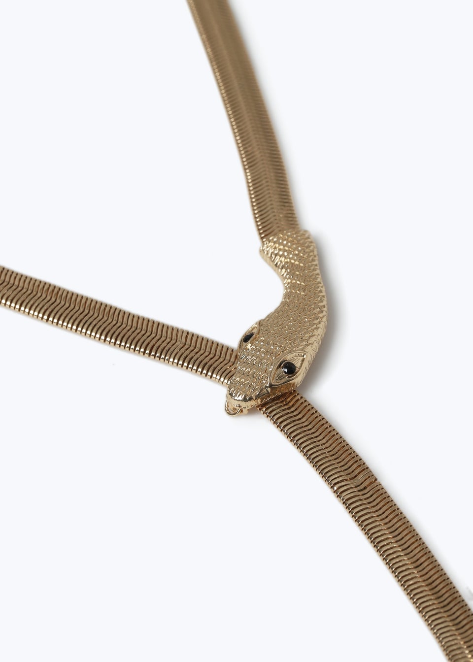 Muse Gold Snake Necklace