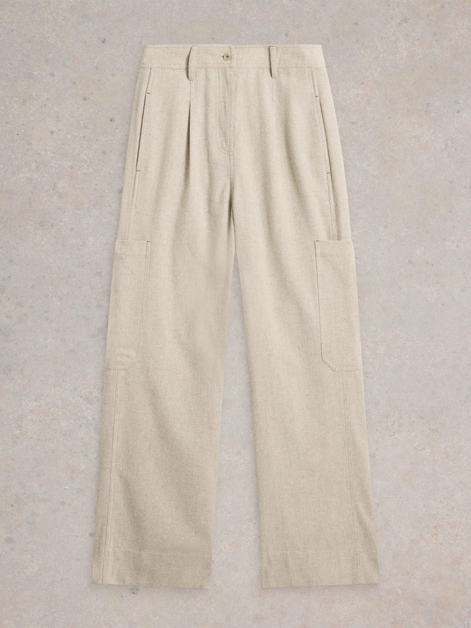 Cargohose Carlie aus leichtem Tweed