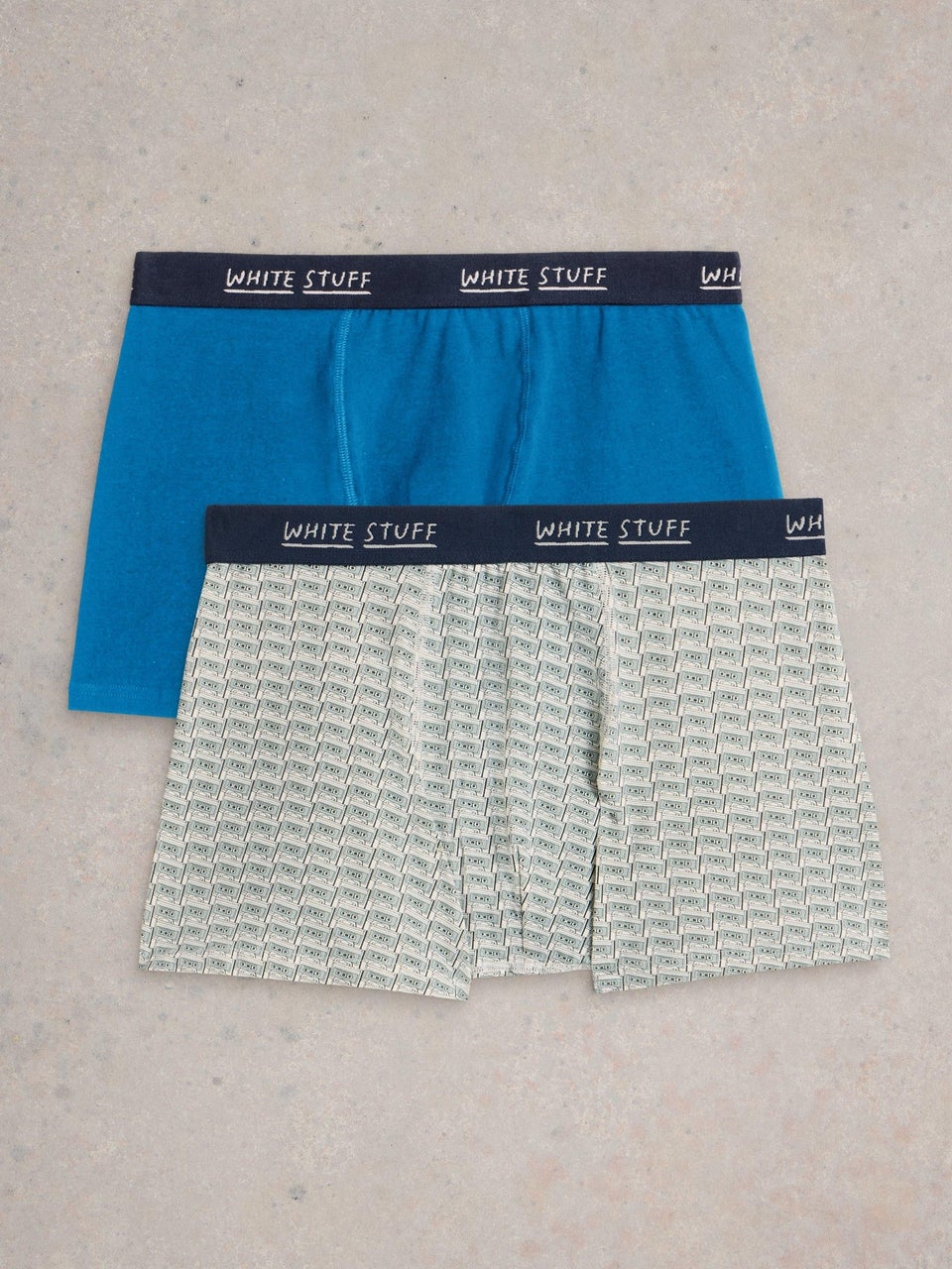 2-er Pack Boxershorts - Uni & Print