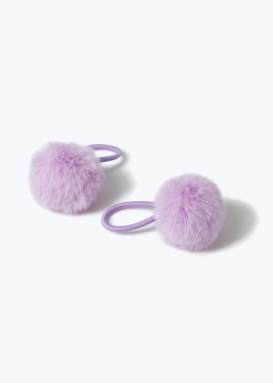 Muse Purple Pom Hair Bobbles