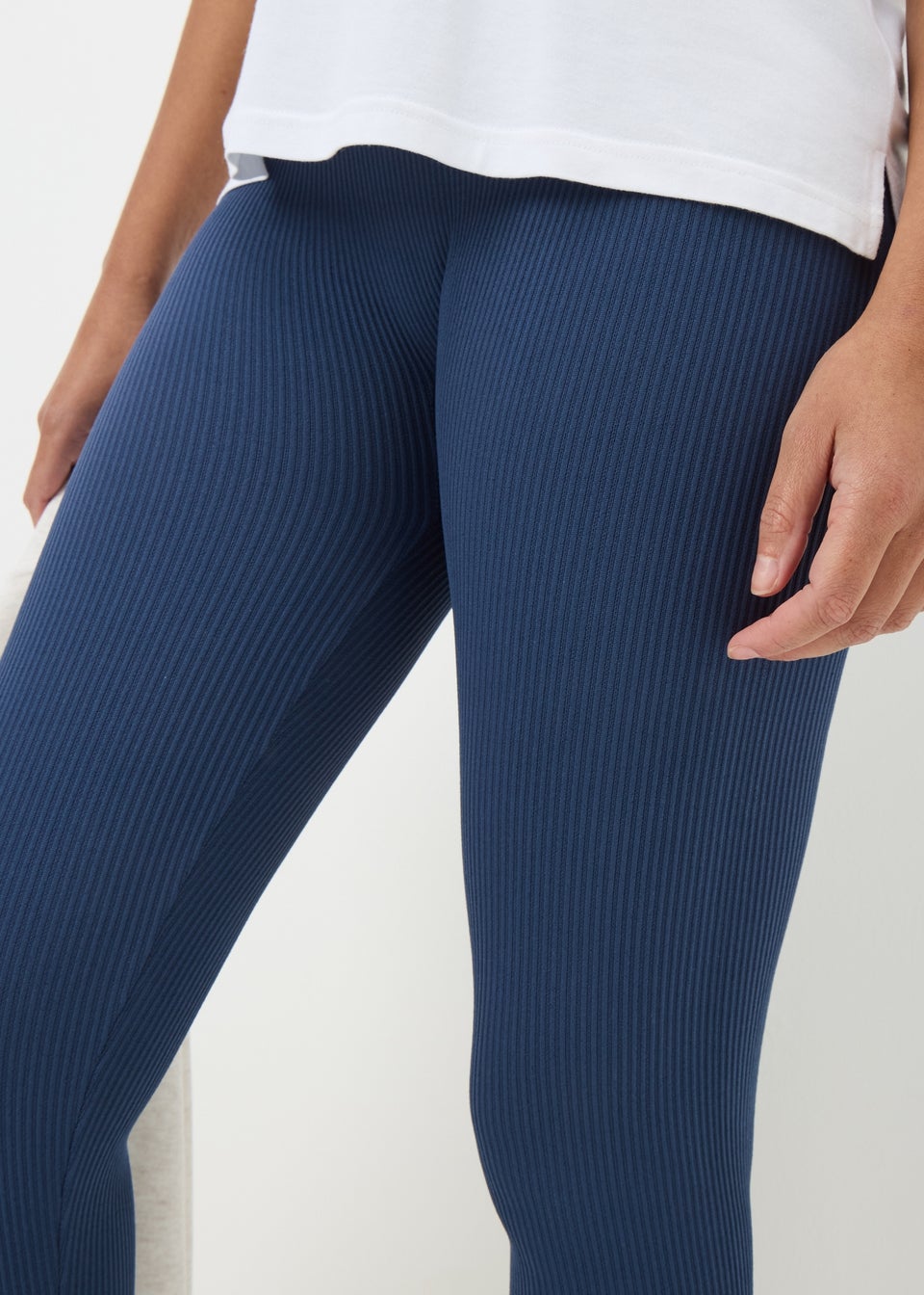 Blue Seamless Leggings