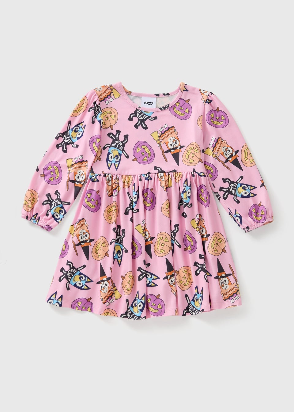 Bluey Girls Pink Pumpkin Dress (1-7yrs)