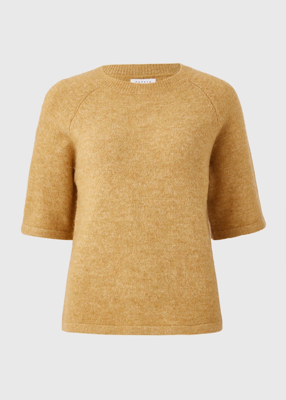 Mustard Knit Spandex T-Shirt