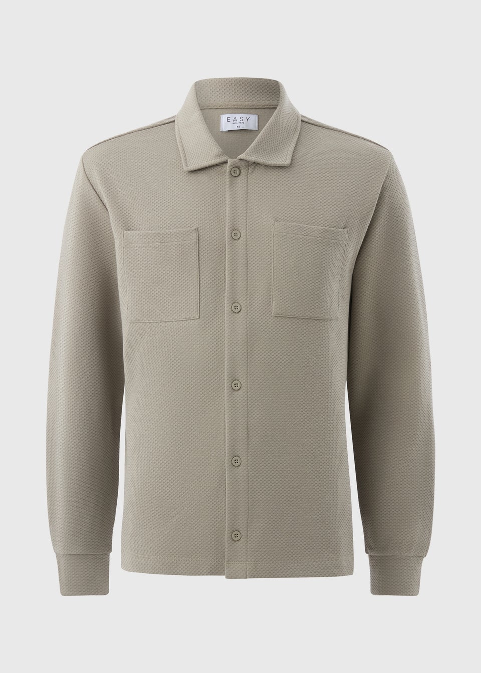 Sage Smart Textured Overshirt