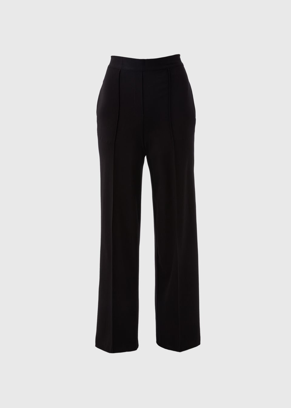 Et Vous Black Wide Long Leg Trousers