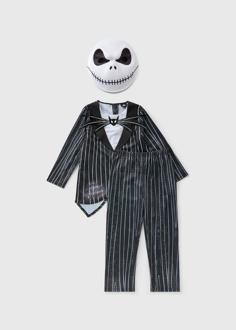 Kids Black Jack Skellington Costume (3-11yrs)