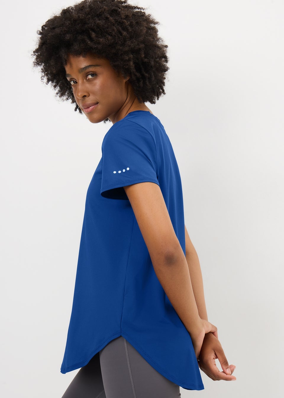 Souluxe Blue Longline T-Shirt