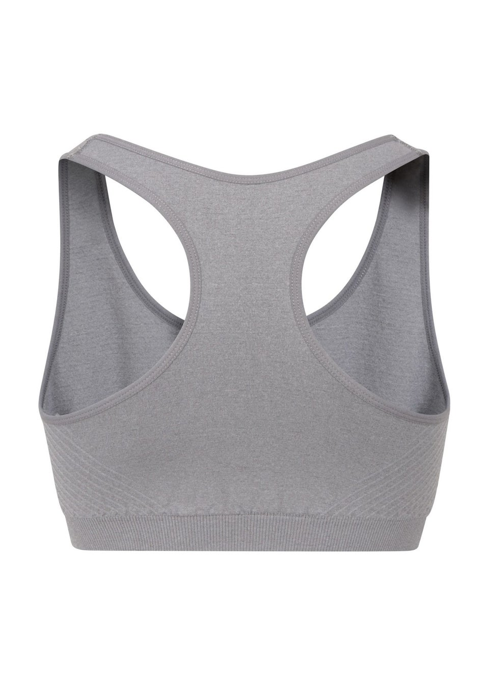 Mountain Warehouse Charcoal Anti-Chafe Seamless Sports Bra