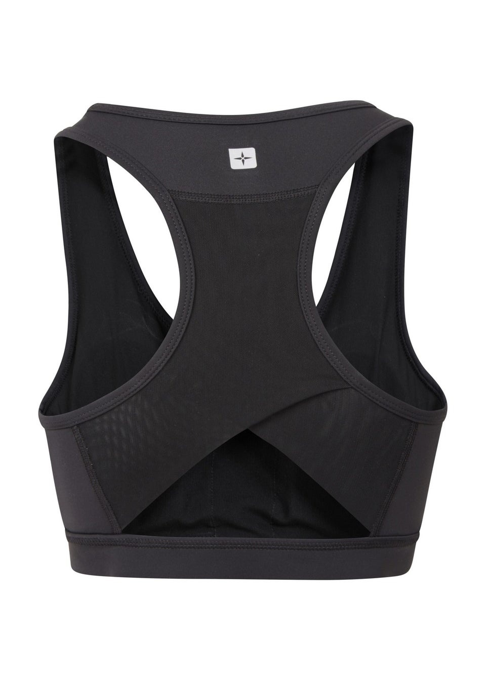 Mountain Warehouse Black Motion Mesh Sports Bra Matalan