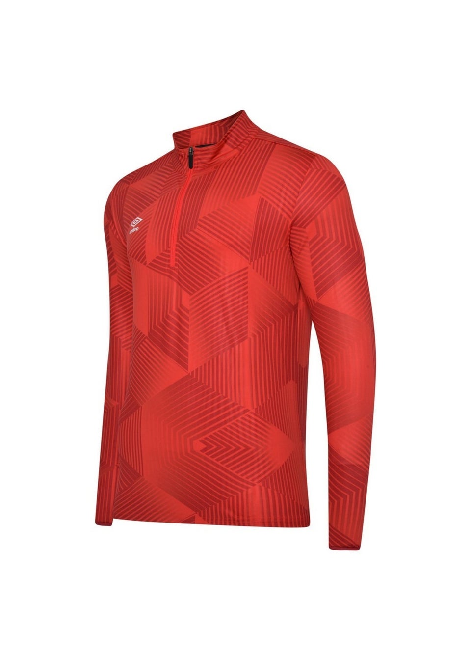 Umbro Red Maxium Quarter Zip Training Top