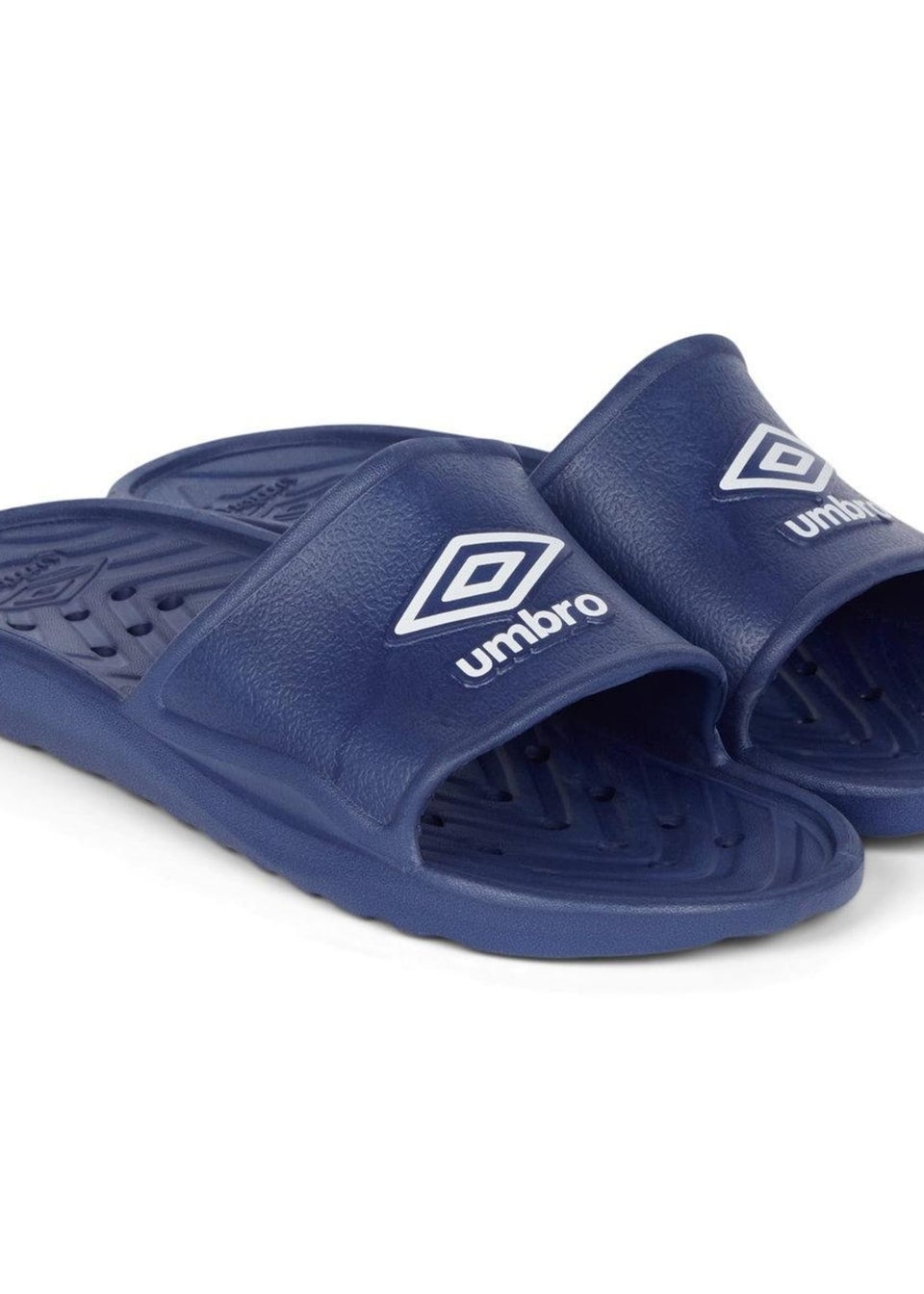 Umbro Navy/White Shower Sliders