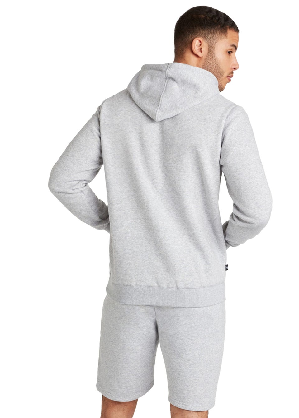Umbro Grey/White Club Leisure Hoodie