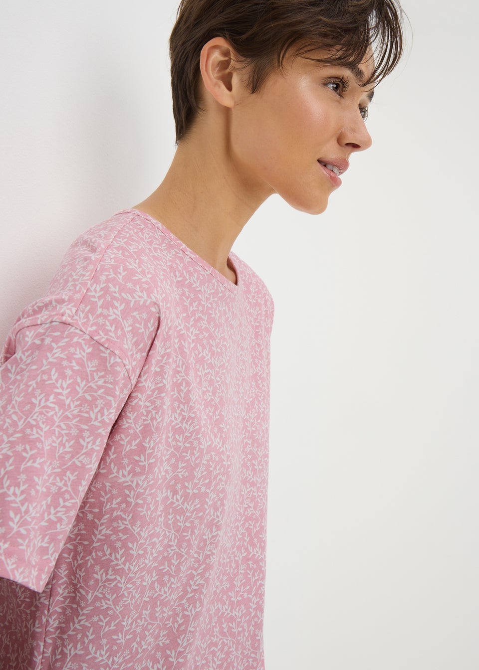 Pink Floral Nightie
