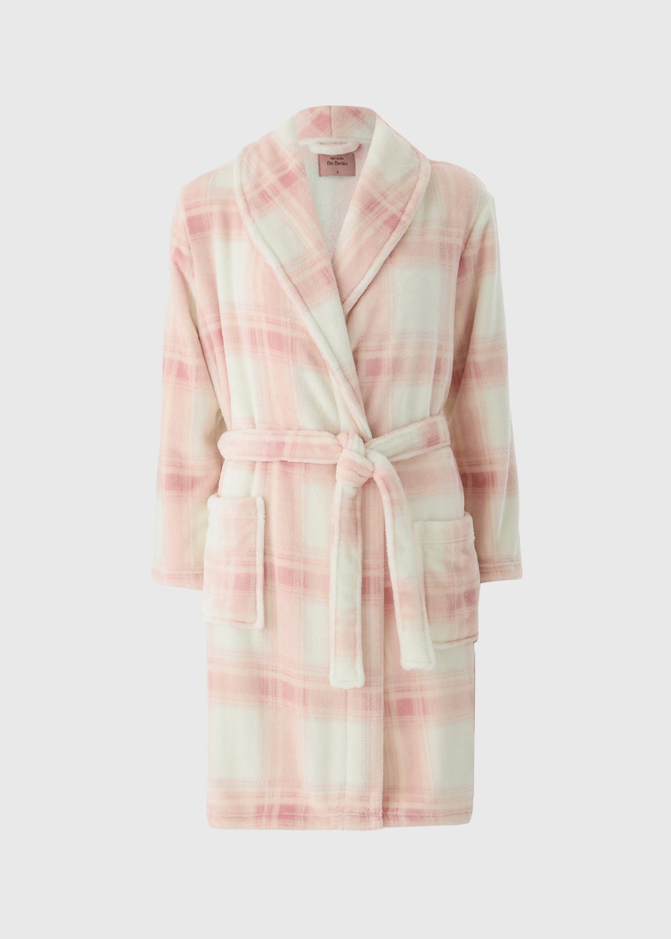 Pink Check Dressing Gown